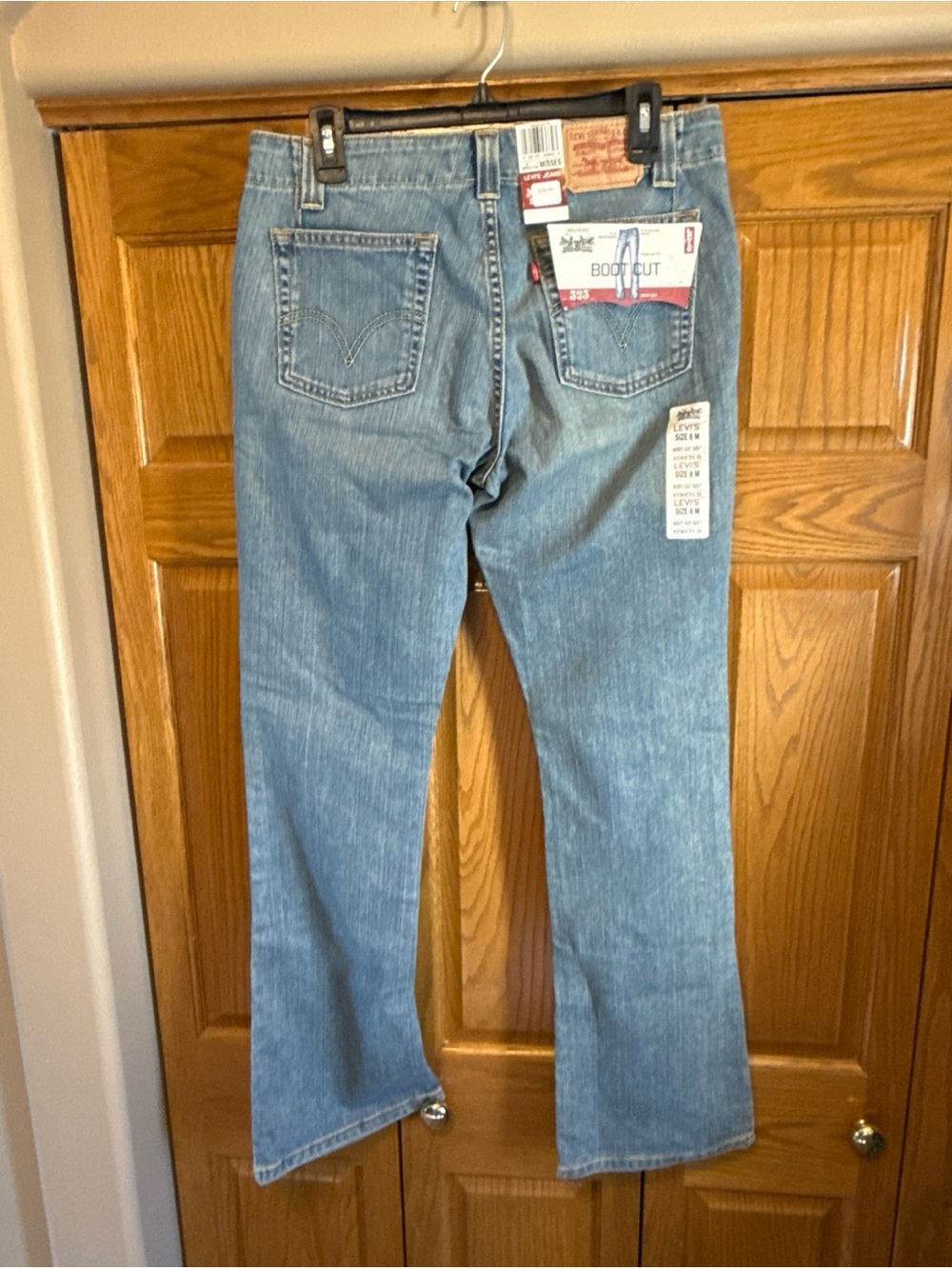 Levi's Light Blue Bootcut Stretch Jeans - Picture 7 of 10